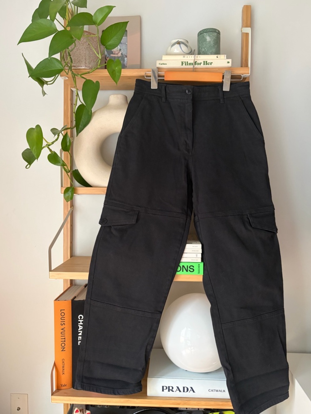 Wilfred free Black Cargo Pants
